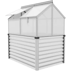 Vitavia Vyvýš. záhon s par. Gaia Jumbo HKP 4mm elox/hliník 83 x 122 x 135 cm