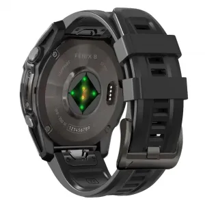 Tech-Protect Silicone remienok na Garmin Fenix 5 / 6 / 6 Pro / 7 / 8 47mm / E / 8 47mm, black