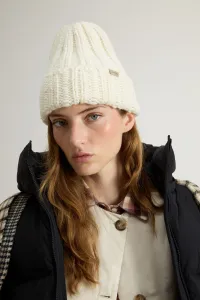 Čapica Woolrich Chunky Beanie Milky Cream