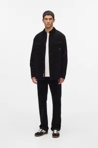 Nohavice Karl Lagerfeld Corduroy Pants Black