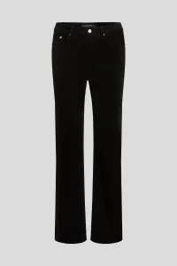 Nohavice Karl Lagerfeld Corduroy Pants Black