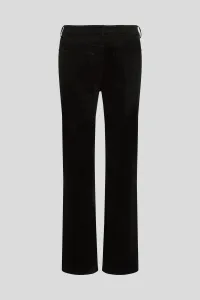 Nohavice Karl Lagerfeld Corduroy Pants Black