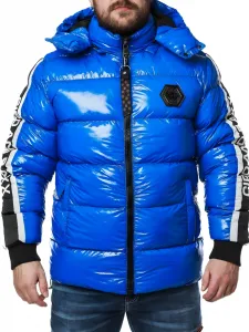 Pánska bunda CIPO & BAXX CJ191 BLUE Farba: Modrá, Konfekčná veľkosť: M