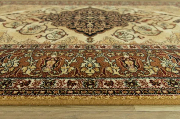 Koberec Isfahan Leyla jantár hnedý / béžový