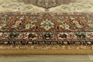 Koberec Isfahan Leyla jantár hnedý / béžový