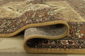Koberec Isfahan Leyla jantár hnedý / béžový