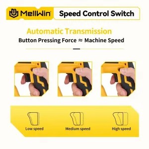 OneVan / Mellwin Bez uhlíkové elektrické vŕtacie príklepové kladivo, šramačka, príklepka pre batérie MAKITA 18V v kufíku 2 x batéria a nabíjačka