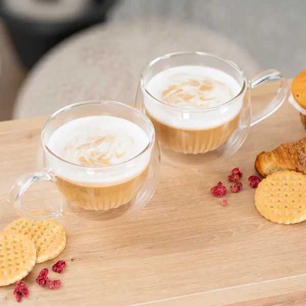 4Home Termo pohár na cappuccino Hot&Cool 270 ml, 2 ks
