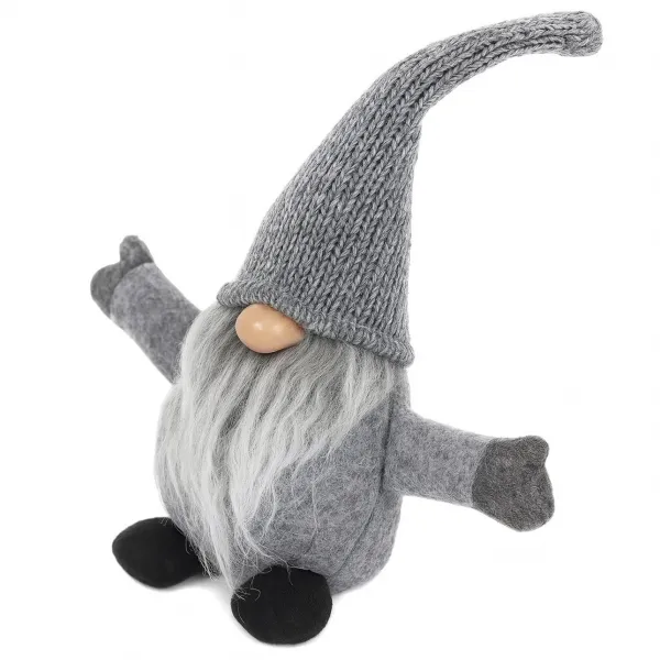Tutumi Vianočný škriatok ELF 045 - 35 cm sivý