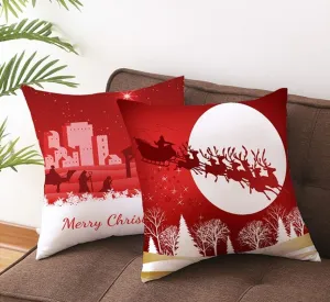 Tutumi Obliečka na vankúš 3D Merry Christmas zelená