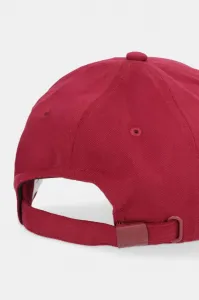 Bavlnená šiltovka Calvin Klein bordová farba, LV04F5059G