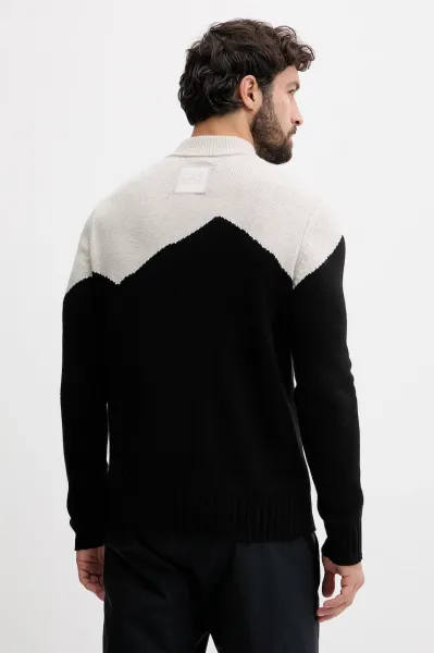 Sveter s prímesou vlny EA7 Emporio Armani