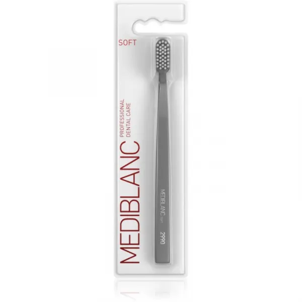 MEDIBLANC 2990 Soft zubná kefka soft Grey 1 ks