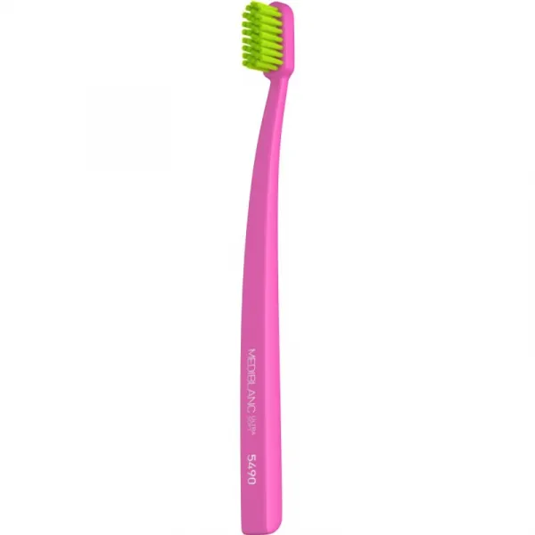 MEDIBLANC 5490 Ultra Soft zubné kefky ultra soft Grey, White, Pink, Blue 4 ks