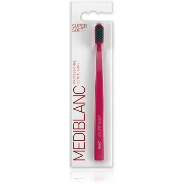 MEDIBLANC 4990 Super Soft zubná kefka supersoft Dark Pink 1 ks