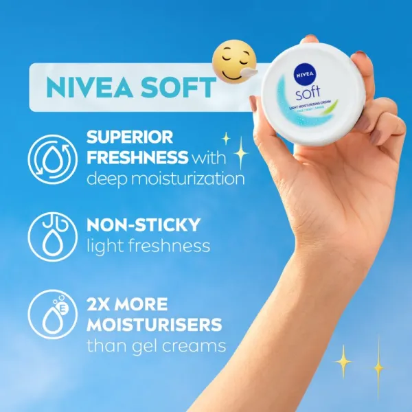 NIVEA Soft hydratačný krém 50 ml
