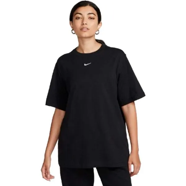 Nike SPORTSWEAR ESSENTIAL Dámske tričko, čierna, veľkosť