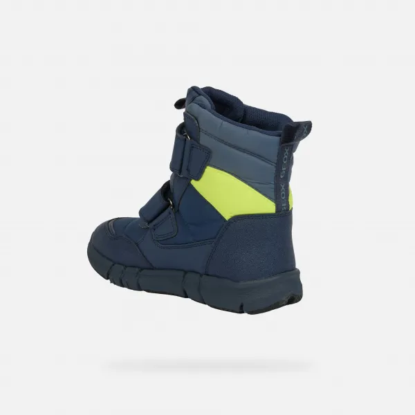 Dark Blue Boys' Winter Boots Geox Flexyper Boy B ABX - Boys