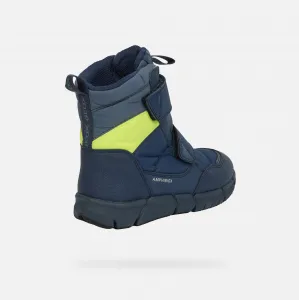 Dark Blue Boys' Winter Boots Geox Flexyper Boy B ABX - Boys