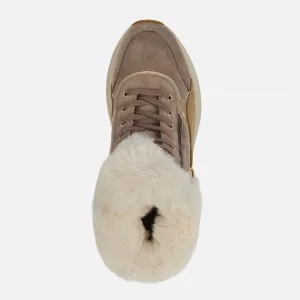 Beige Geox Diamanta Women's Ankle Boots - Ladies