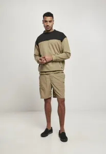 Top Block Crewneck Khaki/Black