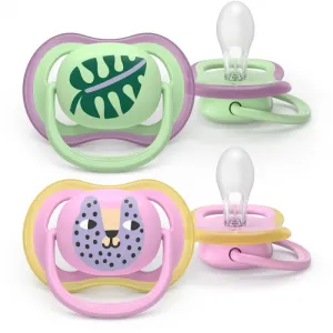 Philips AVENT Cumlík Ultra air ružová/zelená 6-18m obrázok dievča 2ks
