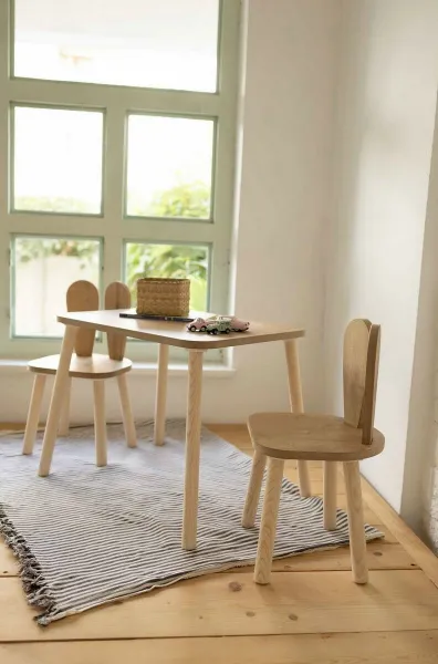 Kalune Design Sada dětského nábytku Bunny hnědá