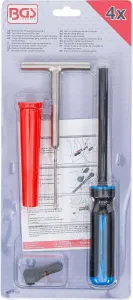 BGS Technics Nástroj na vťahovanie ventilov pneumatík 4 ks, BGS 8766