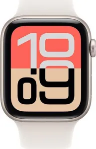 Apple Watch SE 3 GPS + Cellular 40mm Starlight Aluminium Case with Starlight Sport Band - M/L, MEP74MP/A