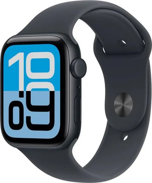 Apple Watch SE 3 GPS + Cellular 40mm Midnight Aluminium Case with Midnight Sport Band - M/L, MEPC4MP/A