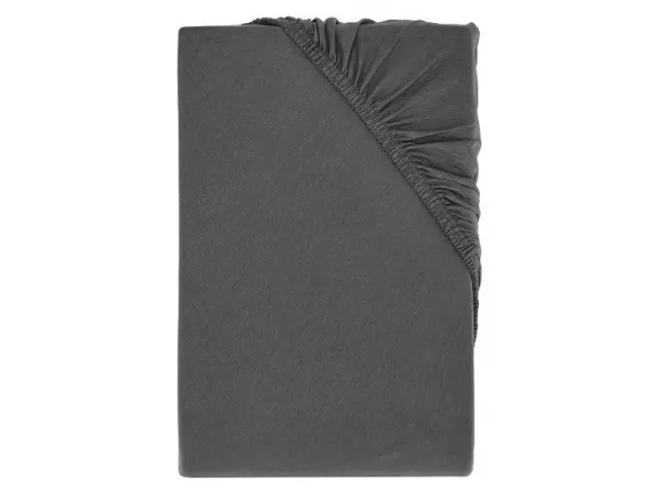 Livarno home Bi-elastická napínacia plachta na boxspringovú posteľ, 90 – 100 x 200 cm (sivá)