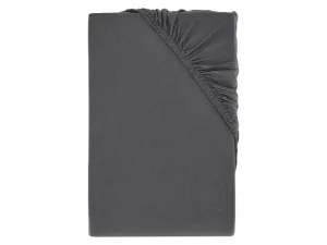 Livarno home Bi-elastická napínacia plachta na boxspringovú posteľ, 90 – 100 x 200 cm (sivá)