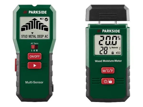 Parkside® Multifunkčný detektor Pmfd A3/Vlhkomer Pfmg A3