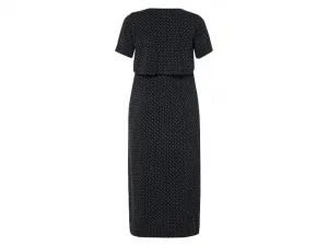 esmara® Dámske maxišaty XXL (čierna, XL (48/50))