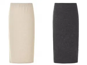 esmara® Dámska midi pletená sukňa