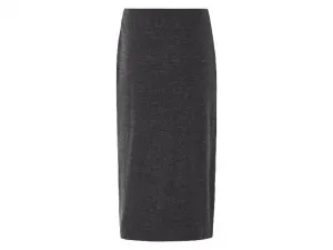 esmara® Dámska midi pletená sukňa (čierna, M (40/42))