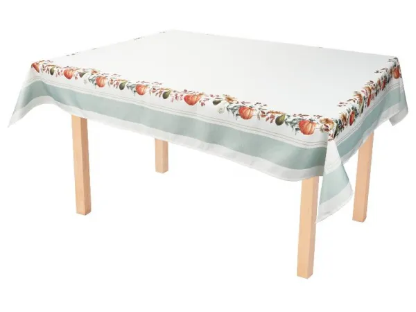 Livarno home Obrus, 130 x 170 cm/Behúň na stôl, 50 x 150 cm (obrus, tekvica (lemovanie))