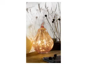 Livarno home Dekoratívna LED tekvica (zlatá/vysoká)