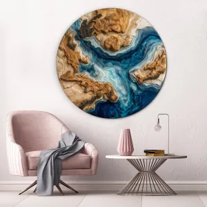 Imitácia epoxidového obrazu - Dotyk oceánu