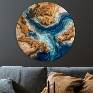 Imitácia epoxidového obrazu - Dotyk oceánu
