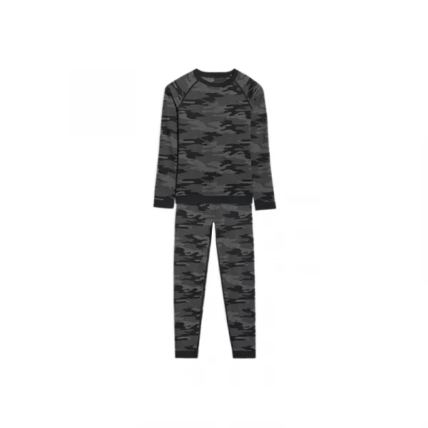 Chlapčenské termoprádlo vrchný a spodný diel 4F JUNIOR SEAMLESS UNDERWEAR M249-4FJWAW25USEAM249-90A-MULTICOLOUR ALLOVER