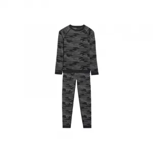 Chlapčenské termoprádlo vrchný a spodný diel 4F JUNIOR SEAMLESS UNDERWEAR M249-4FJWAW25USEAM249-90A-MULTICOLOUR ALLOVER
