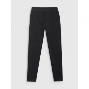 Dievčenské termoprádlo vrchný a spodný diel 4F JUNIOR SEAMLESS UNDERWEAR F251-4FJWAW25USEAF251-20S-DEEP BLACK