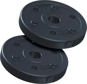 ScSPORTS Sada záťažových kotúčov, 2 x 1,25 kg
