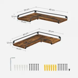 Set nástenných políc MADERA III