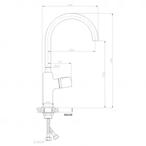 INVENA INVENA - Batéria drezová GABRO PLUS TREND chróm BZ-3P-001-V