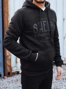 originálna pánska mikina čierna