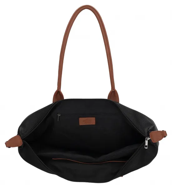 Taška na notebook Charm London Buckingham 23816 Black Cognac