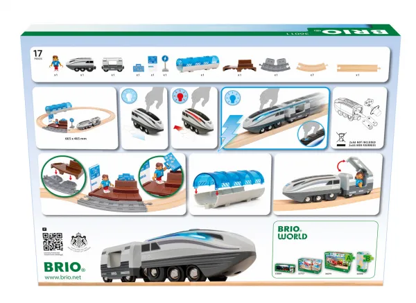 Brio – Turbo vlak na batérie