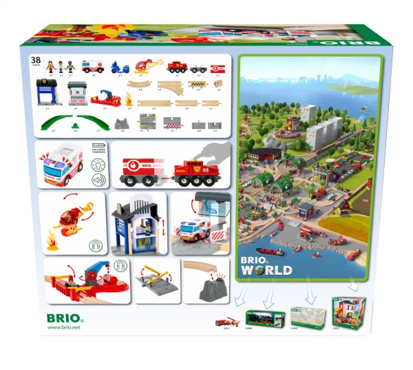 Brio – Vlaková súprava – záchranársky tím